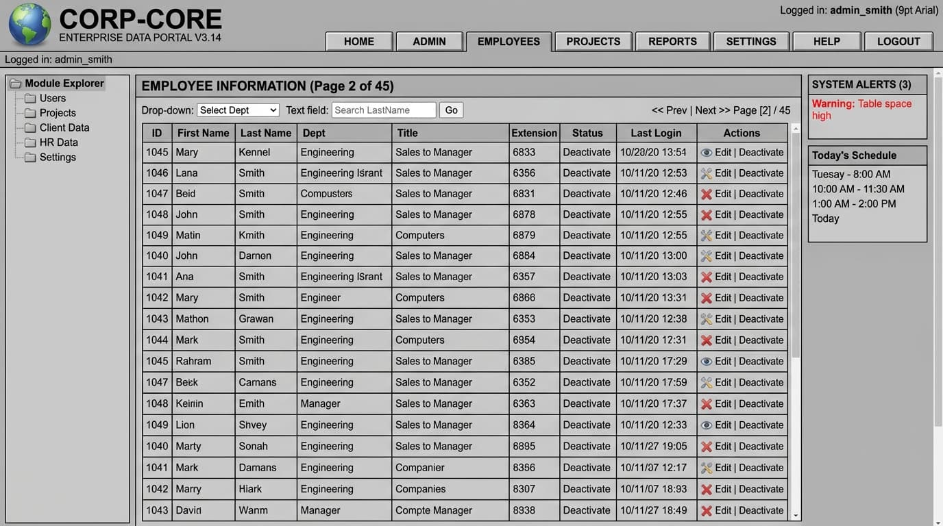 Legacy Interface